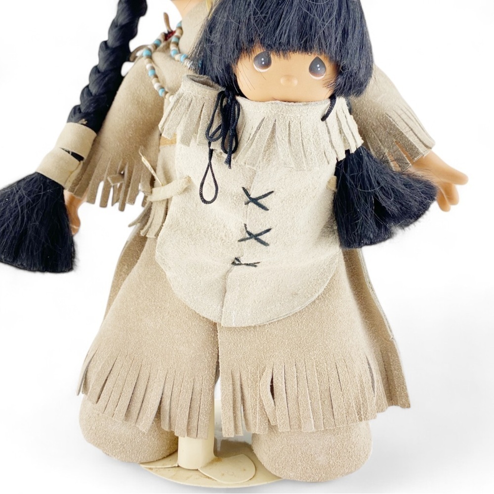 Precious Moments Morning Star & Papoose 15” Collectible Doll With Stand - Picture 5 of 7